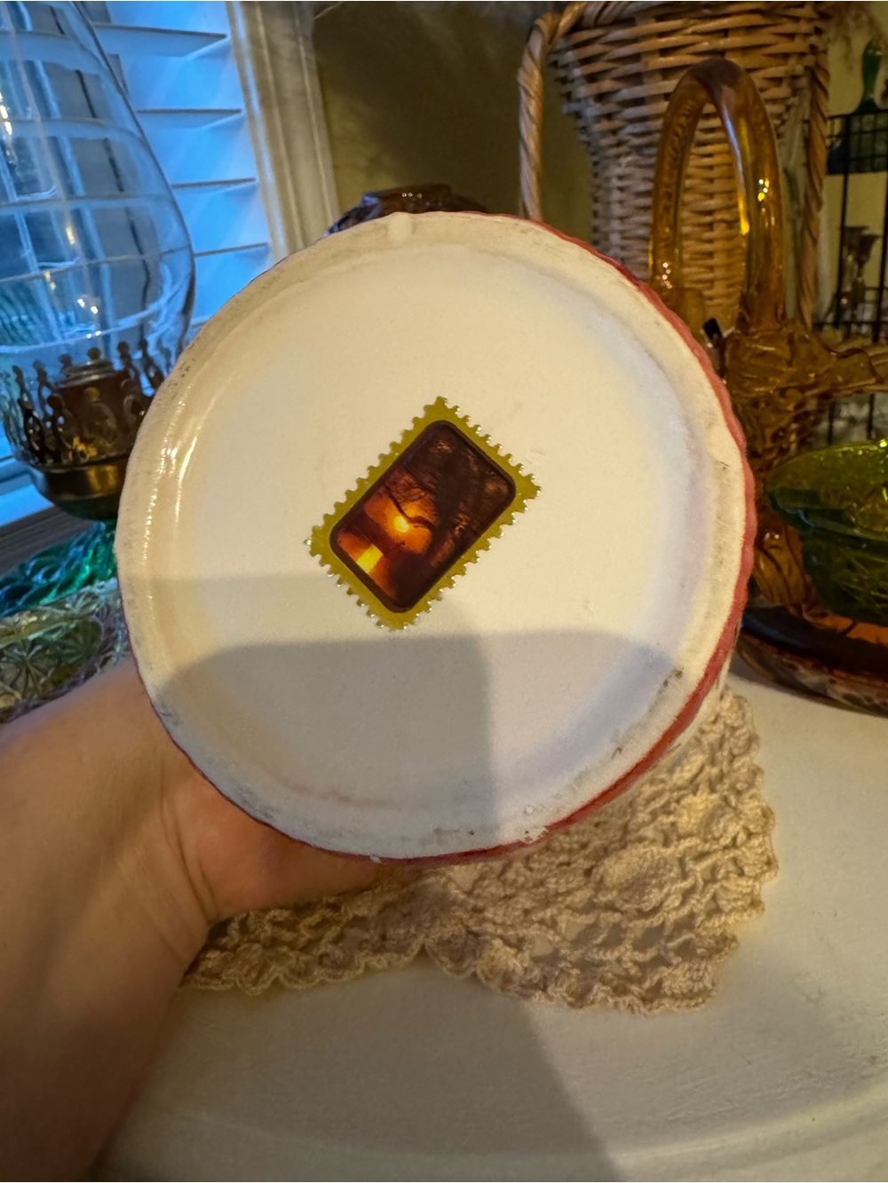 Hand-Painted Basket - Picture 7 of 7